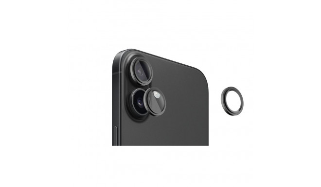 Evelatus Apple iPhone 16 / 16 Plus Camera Lens Protector Armor Black