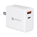 Forcell FORCELL F-ENERGY TFK-TC-45WPDAC travel charger 3in1 Type C + USB A PD QC4.0 3A 45W with repl