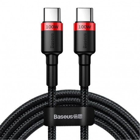 Baseus Baseus Cafule PD2.0 100W flash charging USB For Type-C cable (20V 5A)2m Red+Black