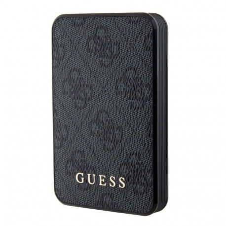 Guess Power Bank MagSafe 5000mAh 4G PU Black