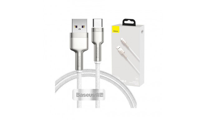 Baseus USB cable for USB-C Baseus Cafule, 66W, 1m (white)