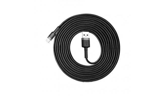 Baseus Baseus Cafule USB Lightning Cable 2A 3m (Black+Gray)