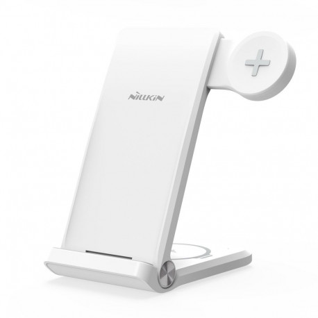 Nillkin - Nillkin PowerTrio 3in1 Wireless Charger for Samsung Watch White