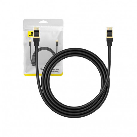 Baseus Network cable cat.8 Baseus Ethernet RJ45, 40Gbps, 1,5m (black)