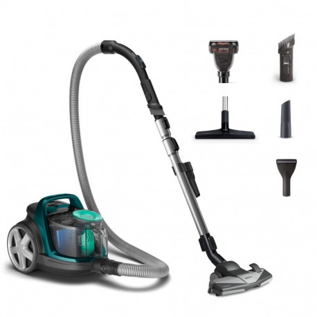 Philips Vacuum cleaner PowerPro Active FC9556/09 Bagless, Power 750 W, Dust capacity 1.5 L, Blue