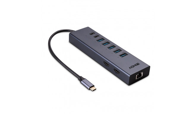 LINDY I/O DOCKING STATION USB-C/DST-MINI DUO 43373