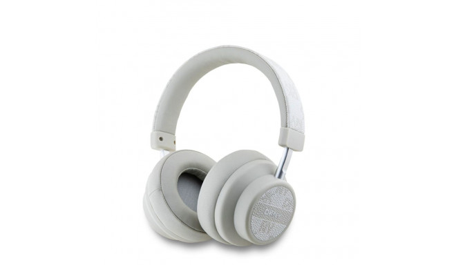 DKNY - DKNY PU Leather Checkered Pattern Wireless Headphone Pearl