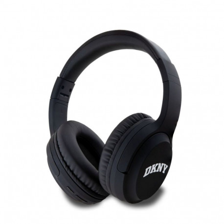 DKNY - DKNY PU Leather Arch Logo Wireless Headphone Black
