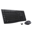 Logitech MK270 Wireless Keyboard and Mouse Combo, Black