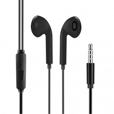 - OBAL:ME Wired Earphones 3.5mm Jack Black