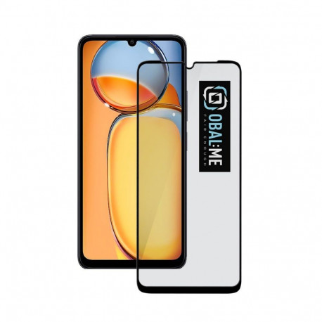 - OBAL:ME 5D Glass Screen Protector for Xiaomi Redmi 13C 4G/5G/Poco C65 Black