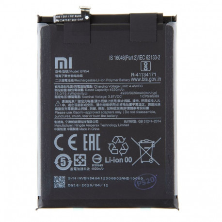 Xiaomi - BN54 Xiaomi Original Battery 5020mAh (Service Pack)