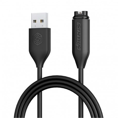 Nillkin - Nillkin USB Data and Charging Cable for Garmin Watch Black