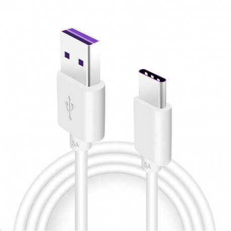 Huawei Huawei Original Quick Charger USB-C Data Cable 5A 1m White (Service Pack)