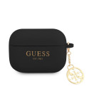 Guess - AirPods Pro 4G Charm Silicone Case Black Guess - AirPods Pro 4G Charm Silicone Case Black