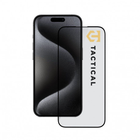 Tactical - Tactical Glass Shield 5D for Apple iPhone 15 Pro Black