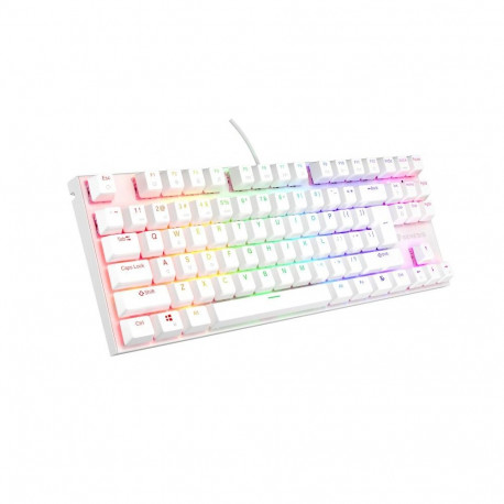 Genesis THOR 303 | Mechanical Gaming Keyboard | Wired | US | White | USB Type-A | Outemu Peach Silen