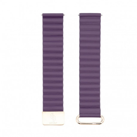 Connect 20mm Cortical back buckle magnetic suction Watch Straps (130mm M/L) Crimson Cherry