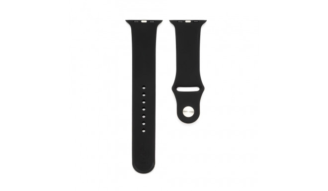 Connect Watch 42/44/45mm Silicone Loop Watch Strap (140mm M/L) Black