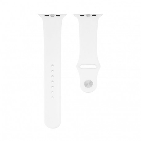 Connect Watch 38/40/41mm Silicone Loop Watch Strap (110mm S/M) White