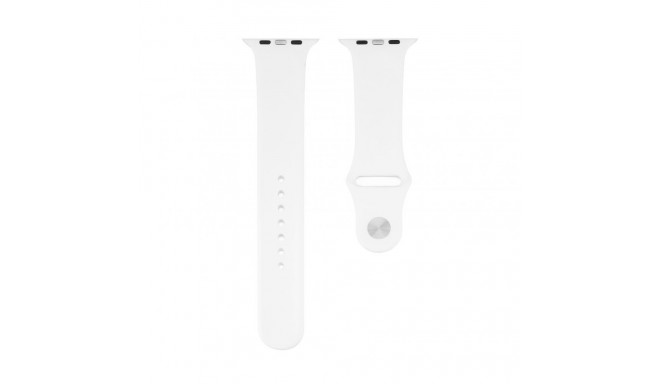 Connect Watch 38/40/41mm Silicone Loop Watch Strap (110mm S/M) White