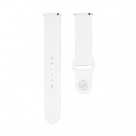 Connect 20mm Silicone Loop Watch Strap (S/M 110mm) White