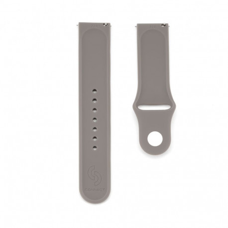 Connect 22mm Silicone Loop Watch Strap (S/M 110mm) Gray