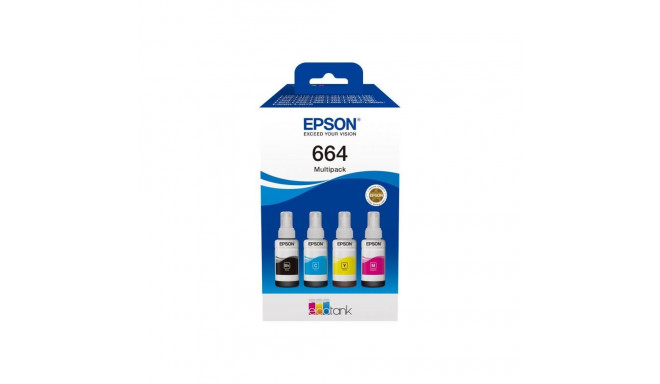 EPSON 664 EcoTank 4-colour multipack | C13T66464A | 664 EcoTank 4-colour multipack | Ink tank | Blac