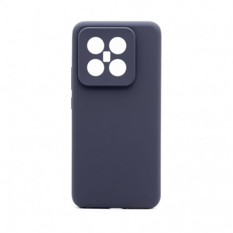 Connect Xiaomi 14 Pro Premium Quality Magnetic Soft Touch Silicone Case Midnight Blue