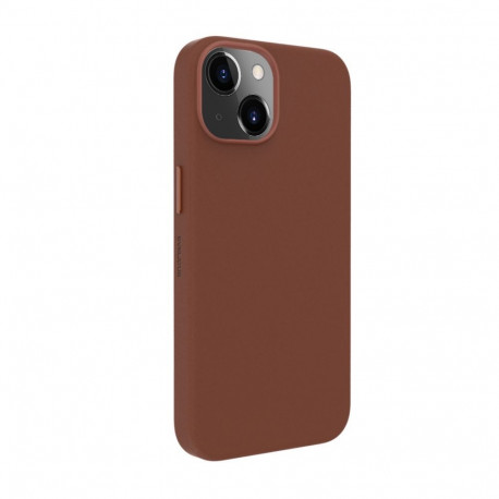 Evelatus Apple iPhone 14 Genuine Leather case with MagSafe Brown