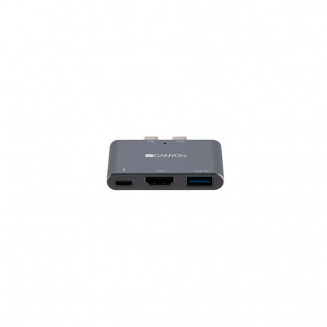 Canyon DS-1 Multiport Docking Station with 3 port Space Gray