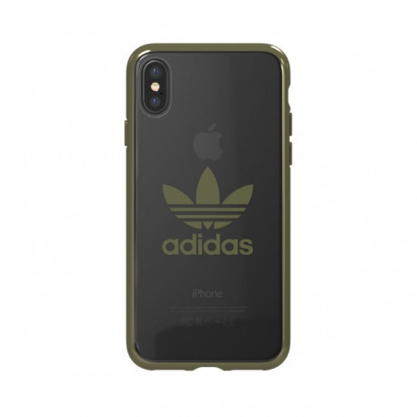 Adidas Apple iPhone X/Xs OR Clear Case Green