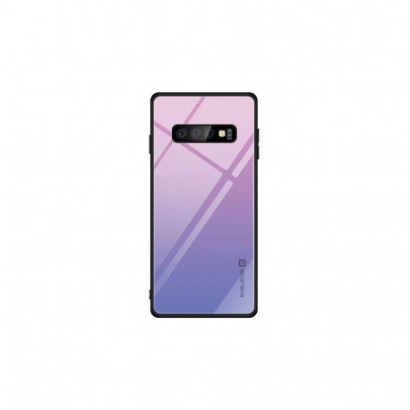 Evelatus Samsung Galaxy A40 Gradient Glass Case 2 Bubble Gum