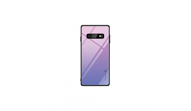 Evelatus Samsung Galaxy A40 Gradient Glass Case 2 Bubble Gum