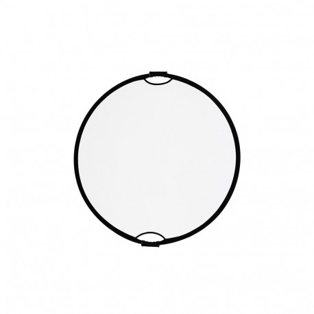 Quadralite Collapsible Reflector w/Grip Silver-White 110cm GRADE B