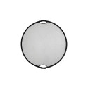 Quadralite Collapsible Reflector w/Grip Silver-White 110cm GRADE B