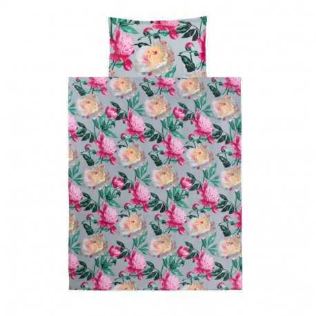 BEDDING COVER SET FLOWER1 100PES 140x200