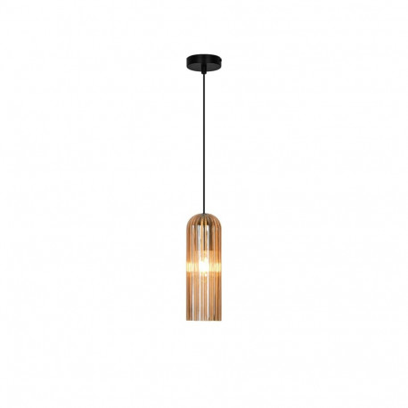 PENDANT LIGHT CATALO E27 BLACK/AMBER