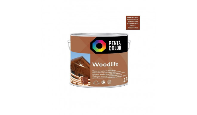 impregneerija woodlife punakaspruun 2,7L