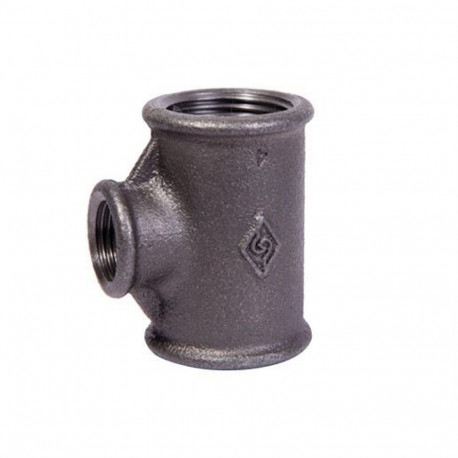 TEE REDUCING B130R 2INX1 1/4IN BLACK