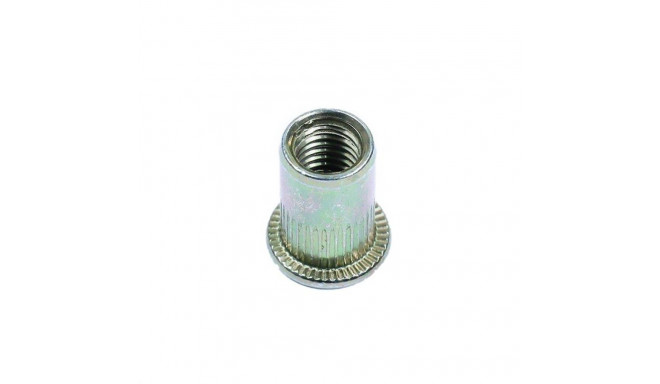 OPEN FLAT HEAD BLIND RIVET NUT M5 0.8X12