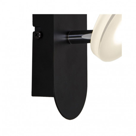 SPOT LED LIGHT PLATE 4W 3000K BLACK