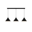 PENDANT LIGHT TRIANGLE 3XE27 BLACK