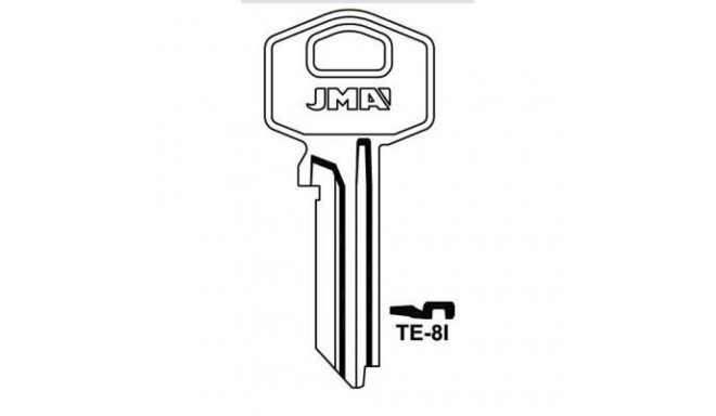BLANK KEY TSA22(TE-8I) TESA