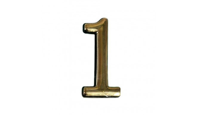 ukse number kuldne 1 PLASTM