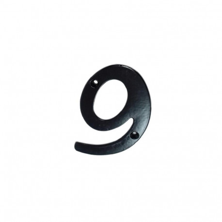 NUMBER 9 GB-2531_9 105X65MM BLACK