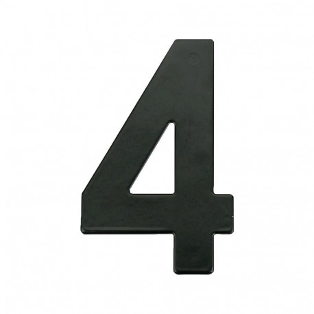 HOUSE NUMBER 4 MB-4 145MM BLACK