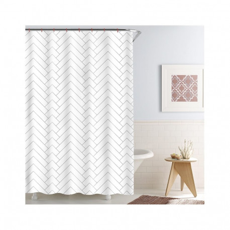 SHOWER CURT CY-182464H 180X180CM POLIEST