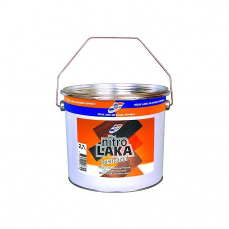 nitrotselluloos lakk poolmatt (2,7 l)