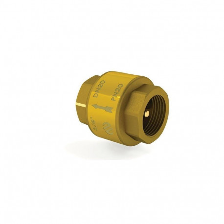 SPRING CHECK VALVE F-F 1" METALLI PISTON
